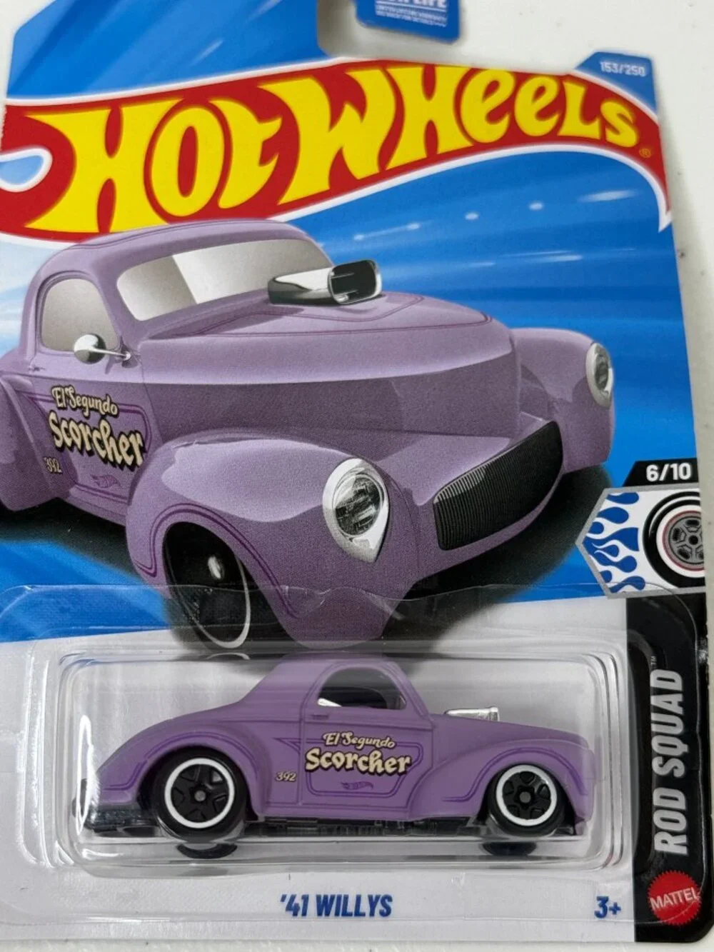 Hot Wheels 41 Willys Purple Rod Squad 153/250 2026 New